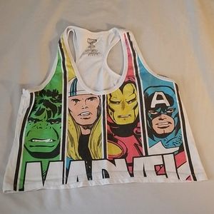 Throwback Marvel Crop Top